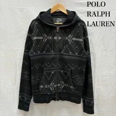 ポロラルフローレン ネイティブ柄 同色 ポニー刺繍 ジップアップ パーカー メンズ M ISItems【USED】【古着】【中古】50147594