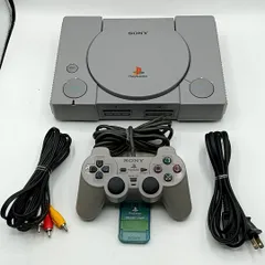 【中古動作品】初代PS Playstation 1 SCPH-7500 本体一式セット メモリ付属