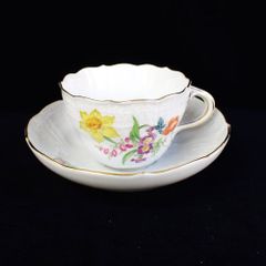 MEISSEN マイセン ベーシックフラワー カップ＆ソーサー - メルカリ