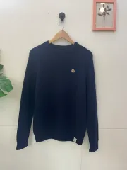 HAZZYS へジス ウール100 ビーニー ネイビー ニット 95