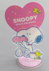 【中古】文房具その他 12.ピンク メモスタンド 「サンリオ当りくじ スヌーピー当りくじ(2025年10月)」