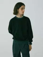 M トマス・モア ウッド スウェット ラウンド-ネイビー