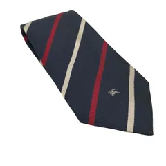 バーバリーズ BURBERRYS ロゴ刺繍ストライプネクタイ メンズ 表記無 