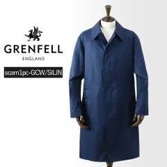 【40%OFF/定価173,800円】グレンフェル 新品 ステンカラー ロングコート SCAM1PC-GCW/SILIN 38 国内正規品 英国製 SLIM CAMPBELL #f10041