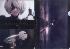 [중고] 클리어 파일 2B A4 클리어 파일 세트 [이치 반 쿠지 NieR : Automata Ver1.1a - 인류에게 영광있어 -] H 상