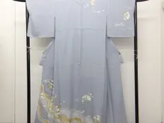 P41023　本格加工　重厚な　訪問着　袷　未使用仕立て上がり品　t
