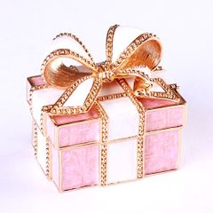 【新品 未使用】ジュエリーボックス プレゼントボックス ピンク ピィアース クリスマス EX310-4
