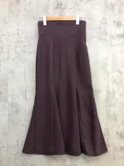 snidel スナイデル swfs215135 ハイウエストヘム フレア スカート size0/ブラウン ■■ レディース