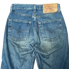 LEVI'S 501 FOR WOMEN 1995年米国製 ボタン裏544 テーパードデニム ブルー サイズW26 レディースXS リーバイス 90S MADE IN USA