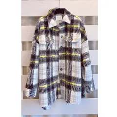 「アウター」「レディースアウター」「チェック柄」「チェックショートアウター」「ROCC the line」 Check ShirtOuter