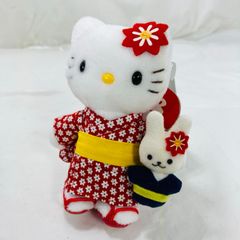 希少 美品 キティ ご当地 ぬいぐるみ マスコット 鹿児島限定 桜島大根