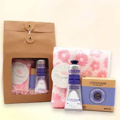 ロクシタン L'OCCITANE ラベンダー タオルセット 【ギフトラッピング付】