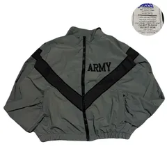 U.S.ARMY 米軍 IPFU TrainingJacketトレーニングジャケット Military ミリタリー Reflector リフレクター Vintage ヴィンテージ ShortLength 短丈 Nylon ナイロン Gray グレー S