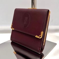 ◇箱付き極美品◇グッチ　シマレザー　コンパクト財布　ダークブラウン ◇箱付き極美品◇グッチ シマレザー コンパクト財布 ダークブラウン