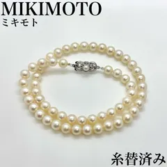 MIKIMOTO sv925 パール　ネックレス　6.2mm〜6.8mm ピンクホワイト　ミキモト　シルバーのサムネイル