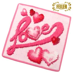 【新品 未使用】FEILER フェイラー ハンカチ タオルハンカチ 25cm IN LOVE イン・ラブ INLOVE