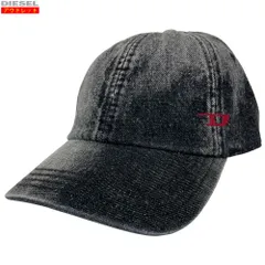 DIESEL ディーゼル 新品・アウトレット キャップ A13271 0LJAV コットン ヘンプ ロゴ ベースボール キャップ ブラック 黒 デニム C-LUPUS CAPPELLO メンズ レディース ユニセックス 並行輸入品 送料無料