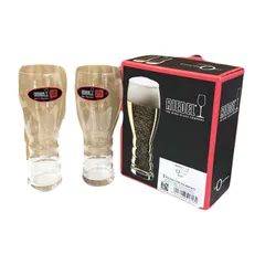 【シール付き未使用品】RIEDEL/リーデル オー･ビアー <ジ・オー・ワインタンブラー> 2客セット #0414/11 口径：約5.3cm /外箱･取扱説明書付き/mik0385