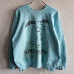 希少/雰囲気抜群】MAYO SPRUCE【60s スヌーピー スウェット】ブルー