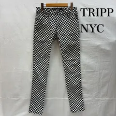 トリップニューヨークシティ ブロックチェック チェッカー スリム ストレッチ スキニー パンツ Y2K パンク メンズ 28インチ ISItems【USED】【古着】【中古】50147823のサムネイル