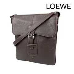 LOEWE　ロエベ　SENDA　センダ　レザーバッグ　ショルダーバッグ　ブラウン　レディース　メンズ