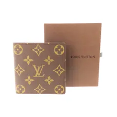【中古】LOUIS VUITTON ルイヴィトン M61675 ポルトフォイユマルコ 二つ折り財布 モノグラム シンプル スリム コインケース メンズ 定番 コンパクト A2504771 【無料ギフトラッピング承ります】