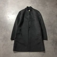 WQ902●nano&co：チェスターコート ●L● グレー ソフトタッチ ロングコート nano universe ナノユニバース