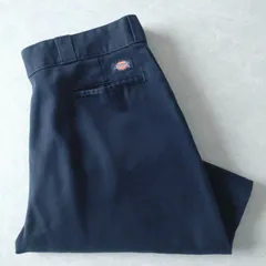 ■古着 Dickies ディッキーズ 874DN ワークパンツ チノ 濃紺 W38L30【D1624】