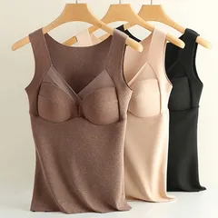 発熱タンクトップ レディース 保温防寒