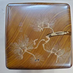 重箱 3段　昭和レトロ　アンティーク　金　松雲 オードブル　お節料理