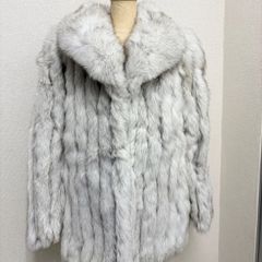 SAGA FOX フォックスファーコート 白 毛皮 リアルファー C2511285