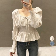 Johnbullレース襟 長袖ブラウス ホワイト参考価格：16,500円 - メルカリ