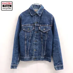60s USA製 vintage Levi's 70505 BIGE ハンドペイント デニムジャケット メンズ 表記34サイズ