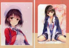 [중고] 포스터 (애니메이션) 메시지 첨부 미니 포스터 카토 메구미 A [이치 반 쿠지 극장판 그리운 그녀의 키우는 방법 Fine] F상