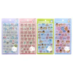 サンスター文具／ちいかわ ボンボンドロップシール　モモンガ・古本屋・みんなニコニコ・みんなポーズS85429**