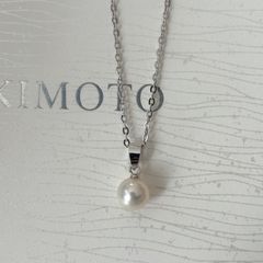 皇室御用達✨ミキモト 真珠 パール ネックレス 約7mm アジャスター 