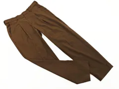 green label relaxing グリーンレーベルリラクシング ユナイテッドアローズ タック テーパード パンツ size38/茶 ■■ レディース