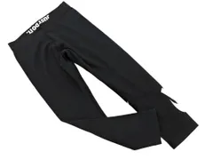 NIKE ナイキ ロゴ プリント レギンス パンツ sizeS/黒 ■■ レディース