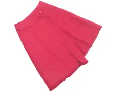 QUEENS COURT クイーンズコート ウール混 ラップ風 Aライン 台形 スカート size0/ピンク ◇■ レディース