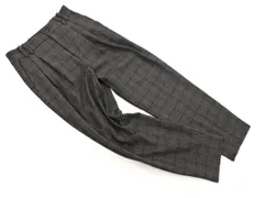ZARA ザラ グレンチェック タック テーパード パンツ sizeXS/グレー ■■ レディース
