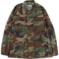 古着 90年代 米軍実品 迷彩柄 ウッドランドカモ B.D.U ミリタリージャケット USA製 MEDIUM-REGULAR メンズM相当 ヴィンテージ/eaa602420