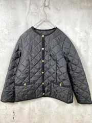 Traditional Weatherwear トラディショナル ウェザーウェア L202APQCO0255A ノーカーラー キルティング ジャケット size36/黒 ◆■◎レディース