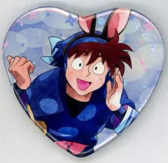 【中古】バッジ・ピンズ 土井半助 「忍たま乱太郎 in ナンジャタウン たまご探しの段 ハート缶バッジコレクション弐」