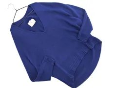 UNITED ARROWS ユナイテッドアローズ Vネック ニット セーター 紺 ◇■ レディース