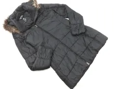 adidas アディダス フェイクファー フード 中綿 コート sizeM/黒 ◇■ レディース