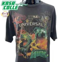 【UNIVERSAL】ユニバーサル Vintage スパイダーマン ジュラシックパーク ハルク Tシャツ