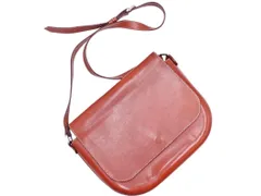 A.P.C. アーペーセー JAMES レザー ショルダー バッグ 茶 ■■ レディース