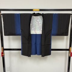 着物リメイク 「本場染大島紬」の訪問着（まるやま扱い、正絹）枝葉間