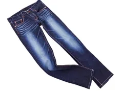 Senio セニオ ストレッチ スキニー デニムパンツ sizeM/紺 ■■ レディース