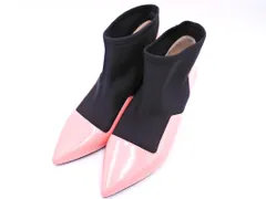 UNITED NUDE ユナイテッドヌード 切替 ショート ブーツ size36（23-23.5㎝）/ピンクｘ黒 ◇■ レディース